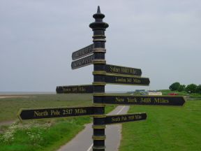 Greenwich Meridian Marker; England; Lincolnshire; Cleethorpes